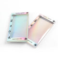 Yilucai OEM/ODM Silver Holographic Cardboard Black Foiled Pvc Window Phone case Packaging Boxes for Phone case