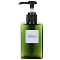 Luxury Clear Green Pink Square Empty Cosmetic Lotion Pump Bottle Plastic PETG Shampoo Liquid Soap Bottles