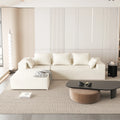 Factory Customize Living Room Vacuum Compression High Density White Modular Sofa Sectional White Couch With Ultra-small Volume
