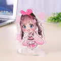 NX-A001custom logo Sample Free Game Cosplay Character Key Ring Holder Stand Anime Charms Stand Plate Acrylic Figure Standees