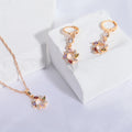 Hotsale  Luxury Jewelry Set 18k Gold Plated   2in1 3in1 Earrings Necklace Fashion Jewelry Set for Women