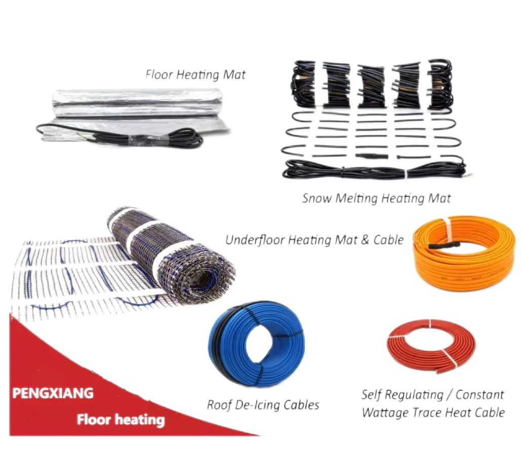 Electric Floor Heating  System Apartment Electric Heated Mat Under Tiles