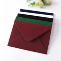 Cheap Wholesale Velvet Envelopes for Invitations Handmade Suede Envelope for Wedding Cards