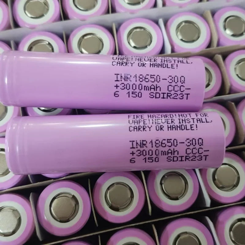 Customized 18650 Batteries 3000 Lithium Ion Battery 3000mah HG2 30Q 3.7v 18650 Battery