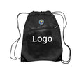 Drawstring Backpack Soft Washable Shoe Sports Gym School Travel Fashion Polyester