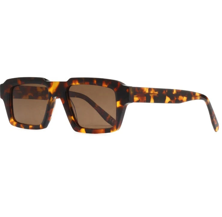 Fashion Oversized Luxury Women Square Acetate Sunglasses 2024 Custom Logo Frames Polarized Acetate Sunglasses Men 2025