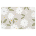 Luxury Eco-Friendly Diatomite Anti-Mould Bath Mat Quick Dry Non-Slip Carpet Print Pattern Waterproof Machine Made Shower Use