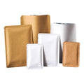 Kraft Paper Composite Bag Thick Aluminum Foil Outer Bag Three Side Seal for Coffee Tea Pizza Pet Food