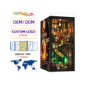 Hamaileon DIY Miniature House 3D MDF Puzzle Eco-Friendly Furniture Toy Set for Ages 14+ No Glue Required