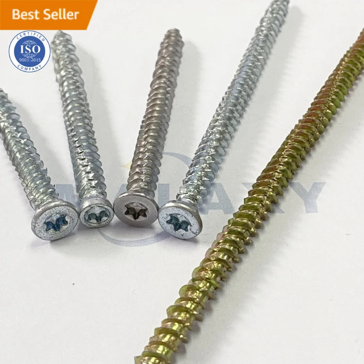MALAXY 4.8/ 8.8/ 10.9/ 12.9 Grade Cheap Stainless Steel Hex Socket Cap Concrete Screw Supplier 200mm 7.5x60
