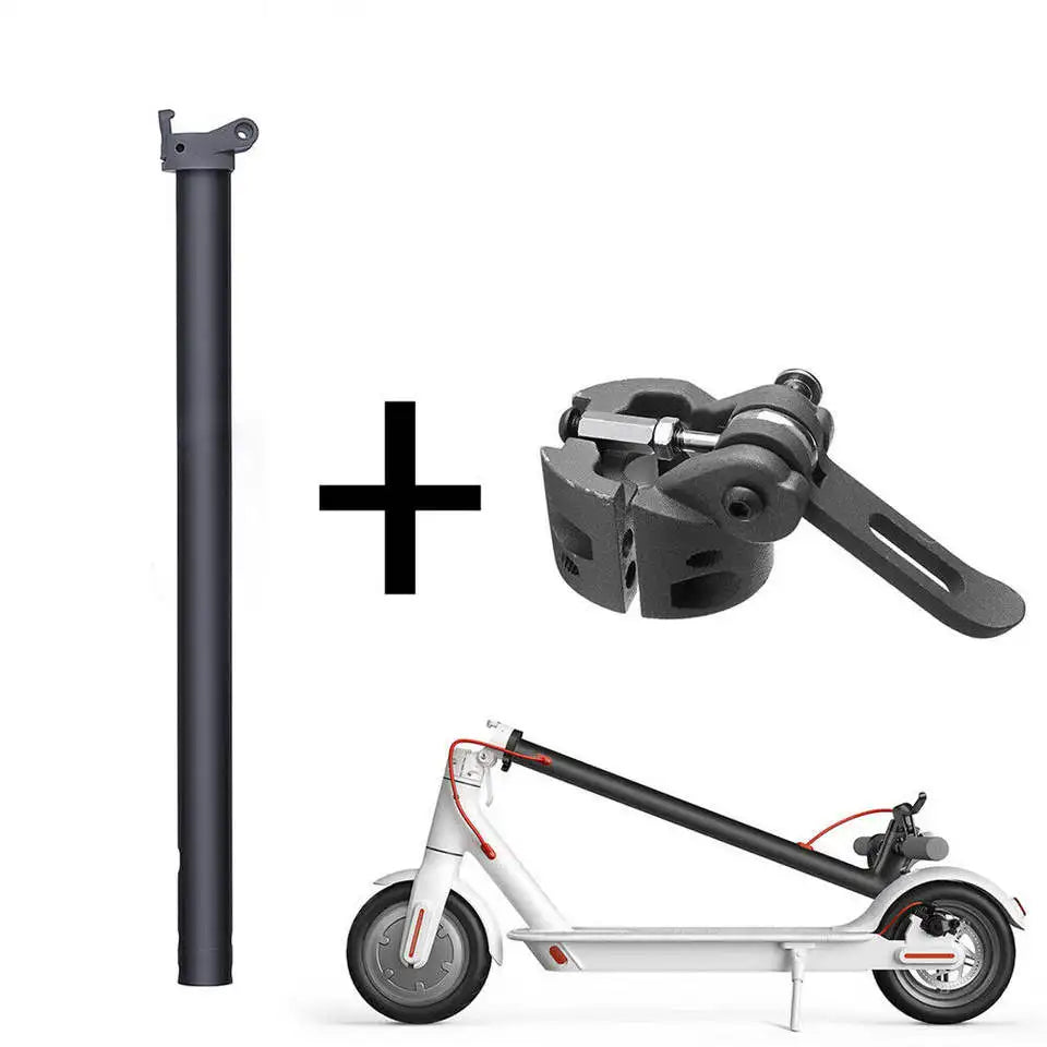 New Image Escooter Accessories Genuine Fold Tube With Folder Base for Xiaomi M365/1S Electric Scooter Folding Pole Standpipe