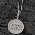 2021 New Custom Name Pendant Rotatable Necklace Hip-hop Jewelry Brass Iced Out CZ Personalized Necklace for Men and Women