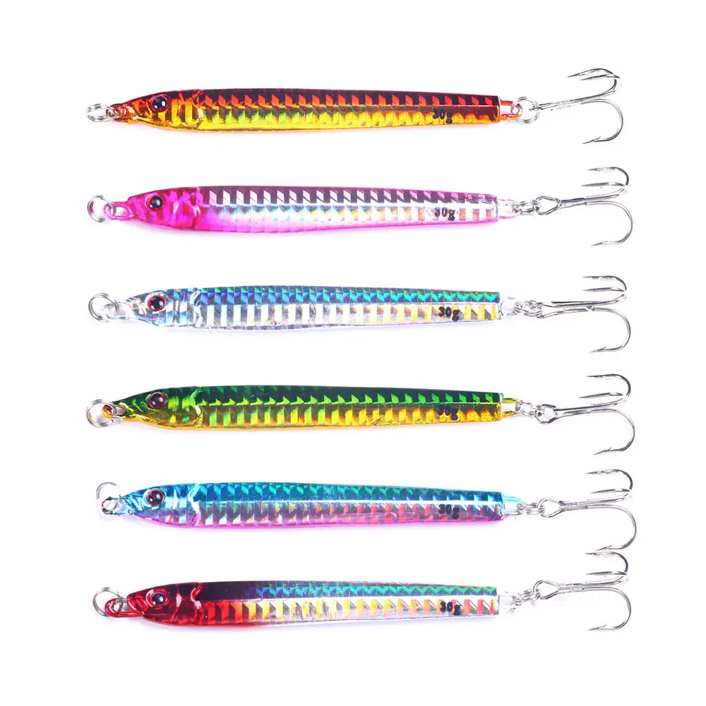 30G/40G/60G Saterwater Jigging Fishing Metal Jig Lure