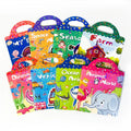 15 Designs Sticker Book for Kids 3-6 Preschool Education Learning Toy Reusable Sticker Book