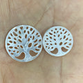 Quality White Mother of Pearl Sheet 15mm 17mm 20mm Flakes Round Shape Tree MOP in Crafts Price