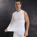 Men's Slimming Single Sleeve Body Shapewear Fitness Compression Tank Top Mens Basketball Vest