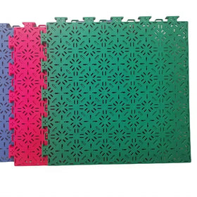 TIANSU Court Chain Floor Tiles 3x3 Basketball Court Indoor Sports Floor Tiles