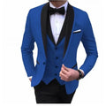 Best Men Suits Skinny Slim Fit Groom Tuxedo 3 Piece Custom Made Wedding Suits Prom Blazer Set for Man