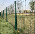 XG Home Outdoor Decorative 3D Curved Welded Wire Mesh Security Fence Easily Assembled Highway & Garden PVC Fence 3D Modeling
