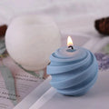 Screw Ball Silicone Candle Mold Epoxy Rose Casting Creative Aromatic Plaster Soap Craft Tool Handmade Scented Wax OPP Bag