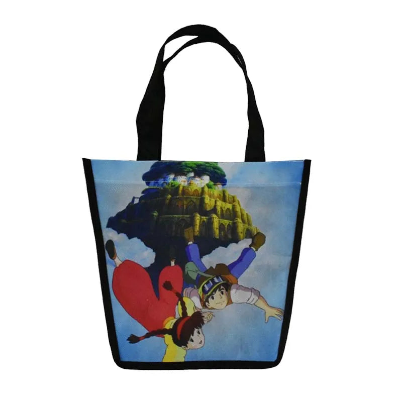 Classic Scallop Full Color Tote Bag with Long Handles