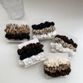 4pcs Sweet Style Elastic Hair Bands Satin Scrunchies Set Ponytail Holder Hair Tie