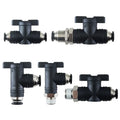 XDX OEM Customizable Pneumatic Manual Bronze Ball Valve Quick Connector 4-12mm Plastic PU Tube BUC/HVU Base Water/Air Pipes 100