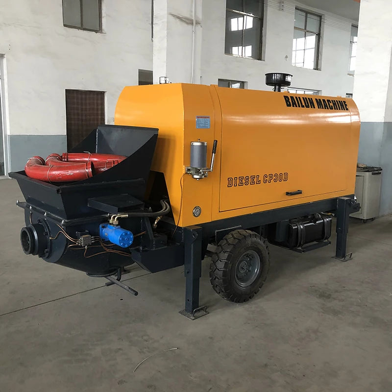Small Portable diesel Construction New Concrete Pump Machine