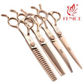 Fenice JP440C Steel Pet Dogs Grooming Scissors Set Straight Curved Thinning Shear Scissors Pet Grooming Cleaning Products