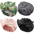 Luxury Waterproof Reusable Shower Hair Cap for Women with Long Hair Elastic Waterproof Bath Hat for Beach Business Fishing