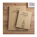 POTENTATE Hardcover Drawing Book 190x260mm Acid Free Wire Bound Sketchbooks for Ink Pencil