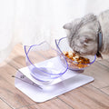 Double Bowl Elevated Dog Pet Feeder Slow Pet Bowls Feeder Pet Dogs Feeders Bowl