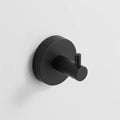 Matt Black Zinc Alloy Metal Modern Eco-Friendly Multifunction Wall Mounted Robe Hook for Family Hotel Bathroom Clothing Use