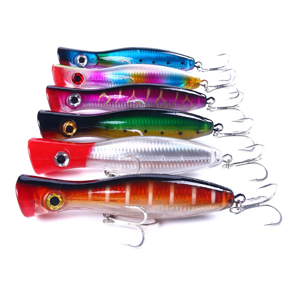 Fishing Hard Bait Topwater Lure 17cm 83g Big Popper Lure