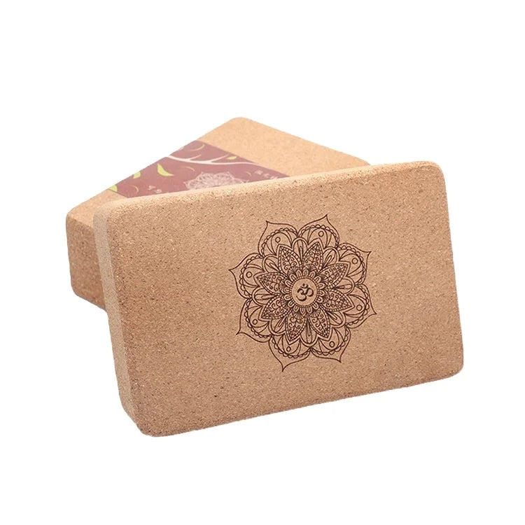 Organic Sustainable Rubber Cork Yoga MatCork Yoga Kit Eco Friendly Custom Cork Wheel Strap Block Bricks and Ball Yoga Mat Set