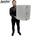 AwsPot 37105 Gallon air Pruning Pot Plastic for Cranberry  Rose Blueberry Hedge plants Trees Roots Fast Growing