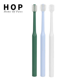 Factory Wholesale Eco Friendly Healthy 360 Degree Pet Care Rubber Head Pet Dog Tooth Brush Cat Dog Soft Toothbrush