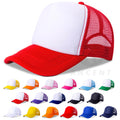 Wholesale Custom Logo 3d Embroidery 5 Panel Foam Trucker Hats Blank Gorras Plain Cotton Mesh Snapback Casquette Sport Caps