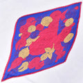 Fashion Retro Flowers 2025 Spring and Summer New Custom LOGO Pattern Print Pleated 70 * 70 Satin Square Scarf