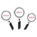 20x Handle Magnifying Glass with Light 3 Color Light Adjustable Reading Magnifier Glass
