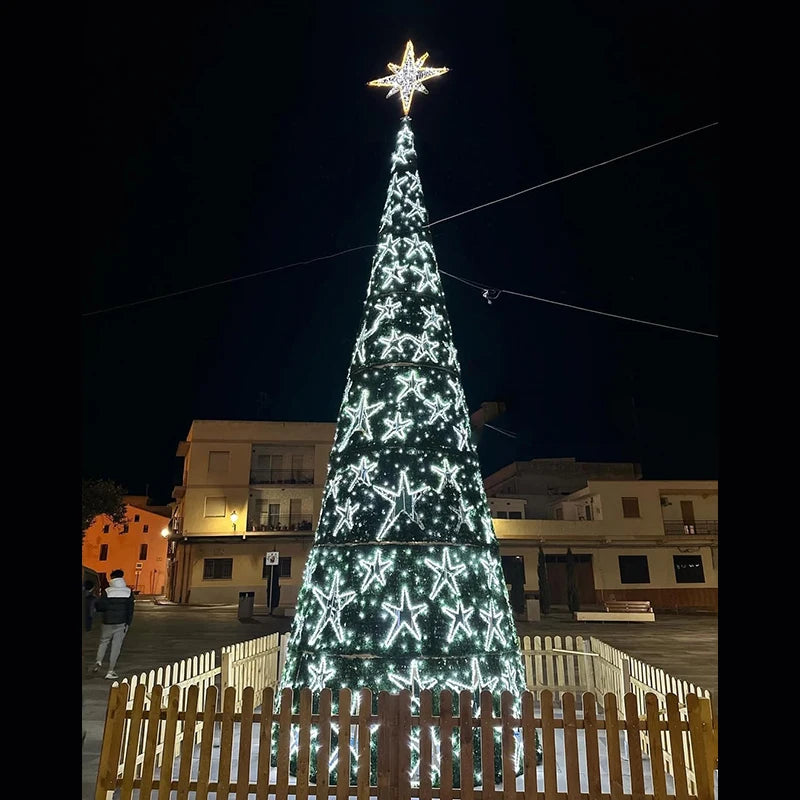 Christmas Tree Modern with Lights/commercial Tower Christmas Tree/mega Pixel Outdoor Christmas Tree12ft Pixel Christmas Tre