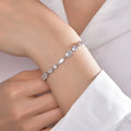 Kirin Classic Shiny Crystal Tennis Bracelet Women 5A Cubic Zirconia CZ Shiny Crystal Bracelets & Bangles