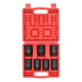 7-Pcs DIY Grade CR-V Deep Socket Set Customizable Chrome Hand Tools with Hex Square Torx for Maintenance Repair OEM Customizable