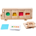 Starting Point Geometric Shape Wooden Puzzle Educational DIY Cartoon Toy Children Color Cognitive Development Teaching Aids 50
