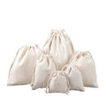 Custom Cotton Drawstring Pouch Bag Organic Cotton Gift Jewelry Packaging Bag Eco-Friendly Storage Gift Bag for Party Favor
