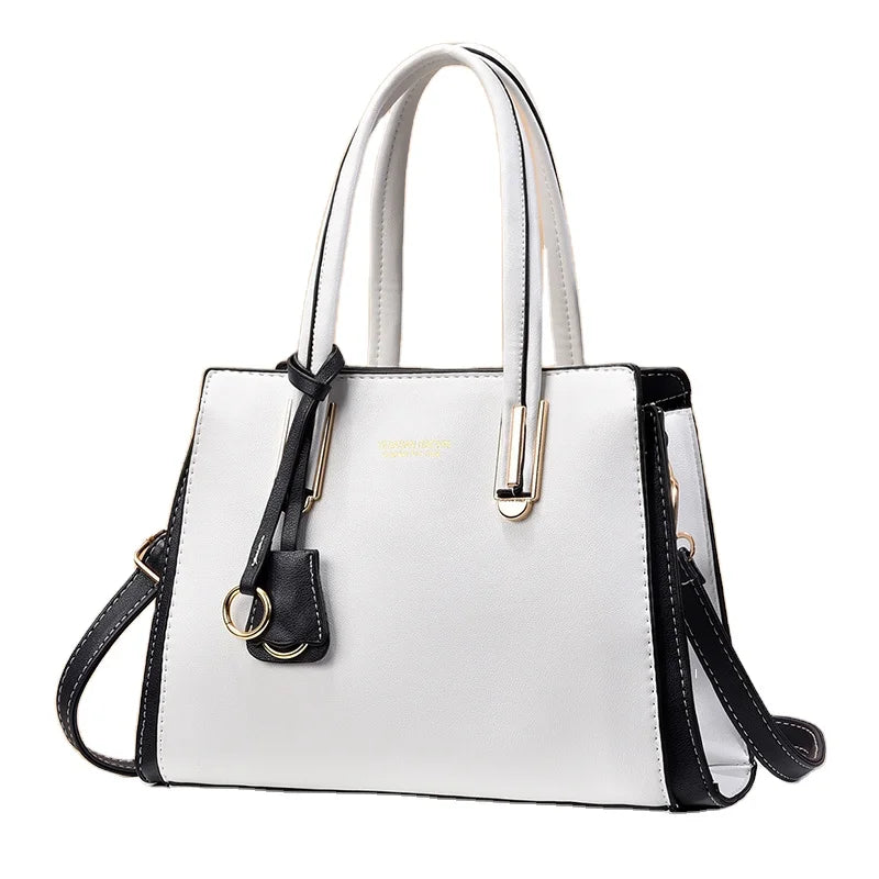 2022 New Comfortable and Beautiful Women's Large Light Handbag with Zipper Closure Polyester Lining Handbags16355