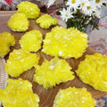 Wholesale Minerals Rock Crystal Cluster Lemon Yellow Sulfur Crystal Cluster for Home Decoration