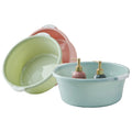 Durable Large Deep Round PP Plastic Basin 30cm XL Size Multi-color Household Multipurpose Bathroom Use Colorful Design Washbasin