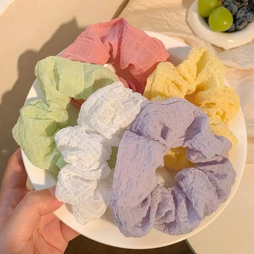 Scrunchies Hair Ties for Women  Scrunchies  Oversized Cute Scrunchy for Curl Thick Hair Ligas Mujer Decoration