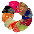 Eco-friendly Suede Silk Jewelry Display Pouch Mini Coin Purse Chinese Style Gift Bag Customizable